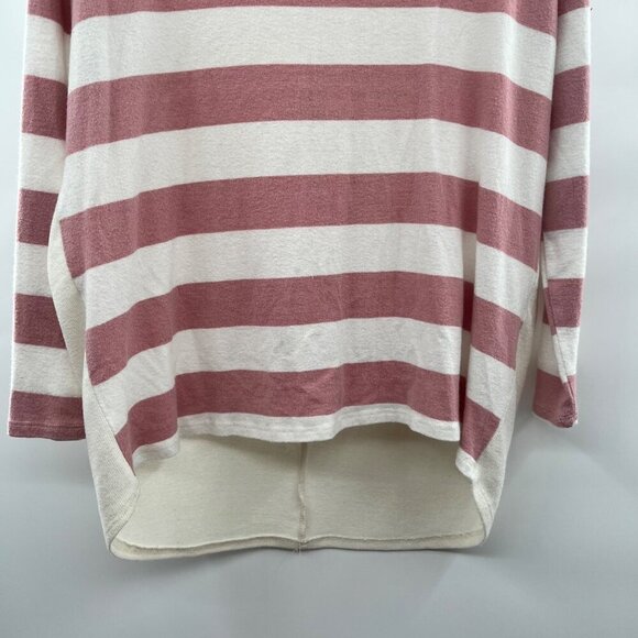 Wonderland by Orange Women's Striped Pullover Sweater Pink/Ivory Size Small - Picture 3 of 9